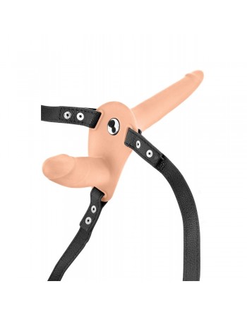 Double gode ceinture vibrant chair USB